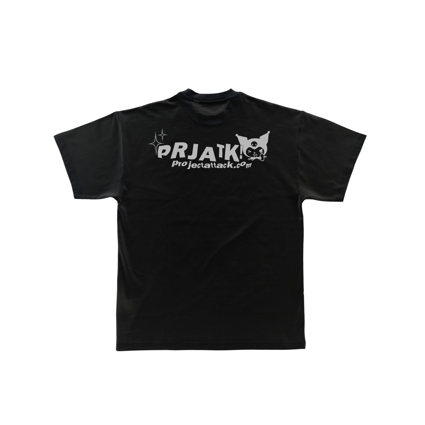 Project Attack Kuromi! Black Tee