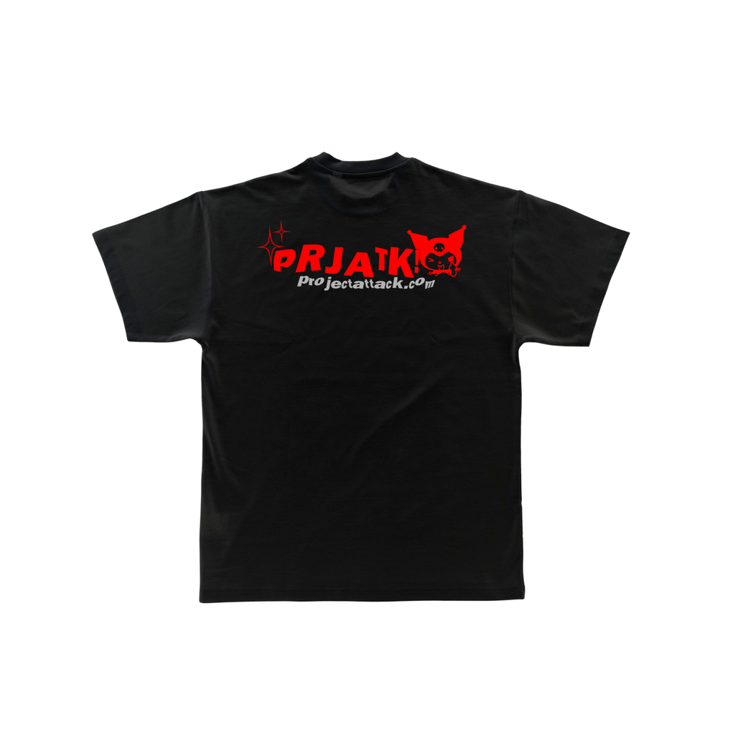 Project Attack Kuromi! Black Tee