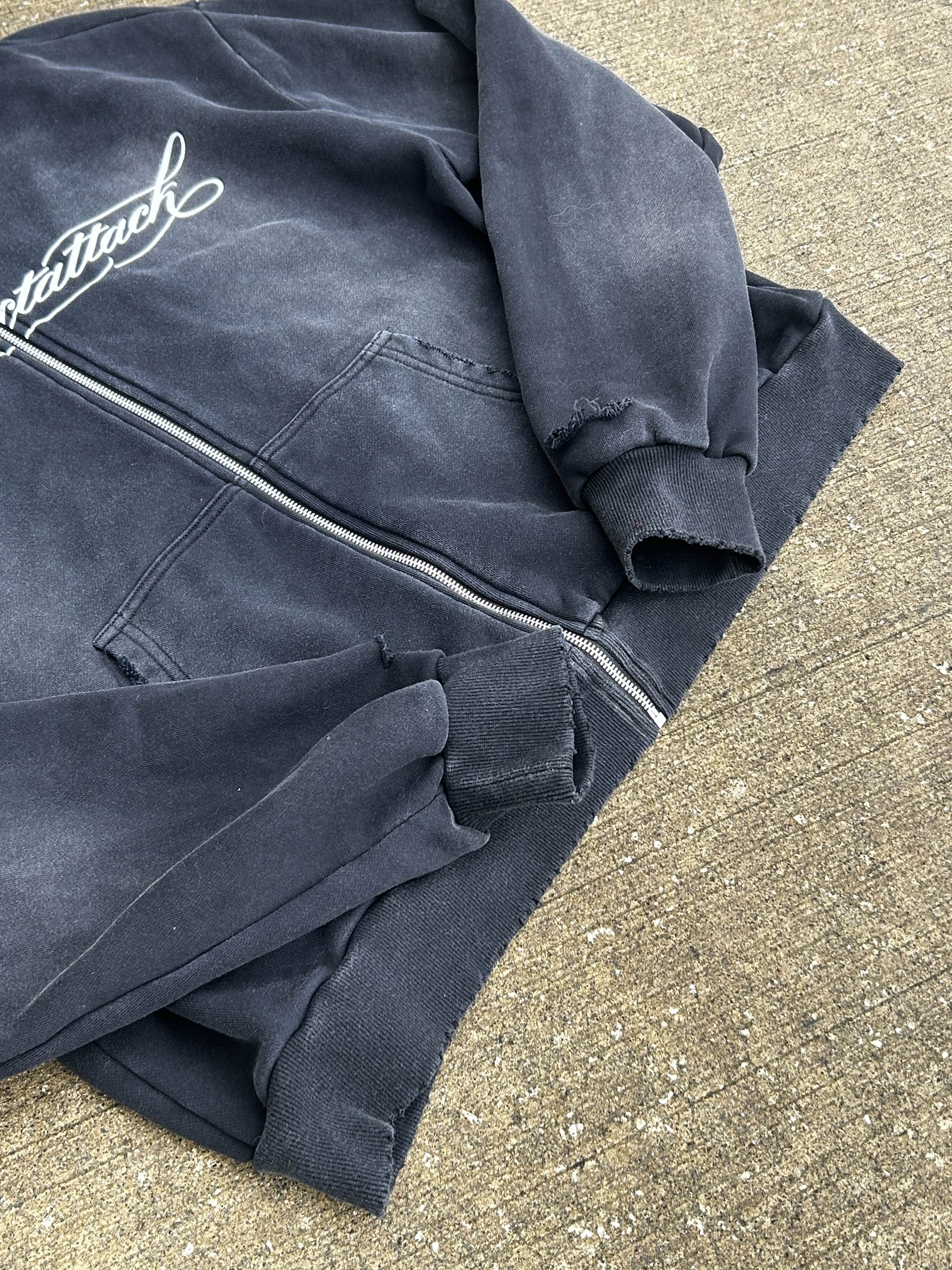 Project Attack Distressed Zip-Up [PRE-ORDER]