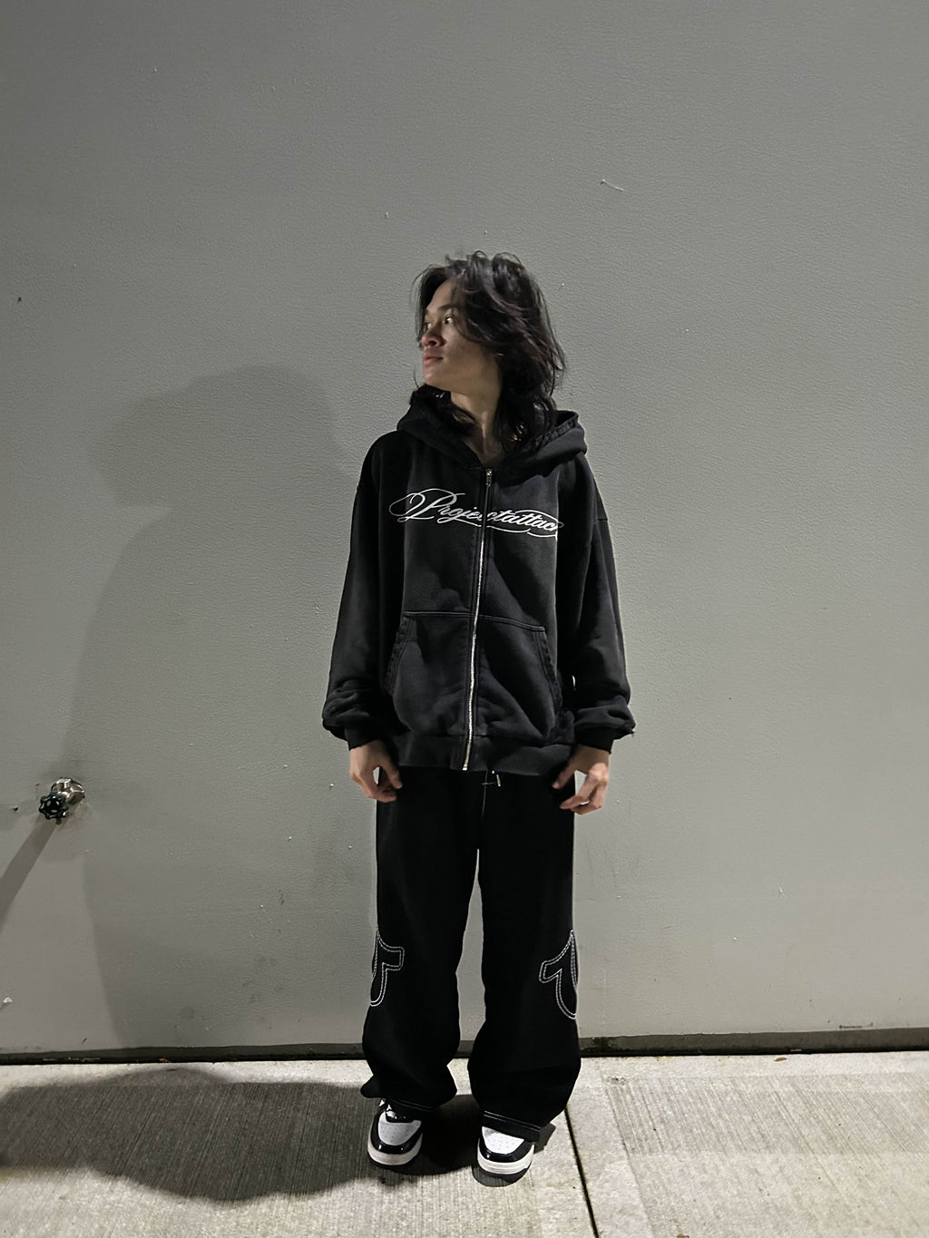 Project Attack Distressed Zip-Up [PRE-ORDER]